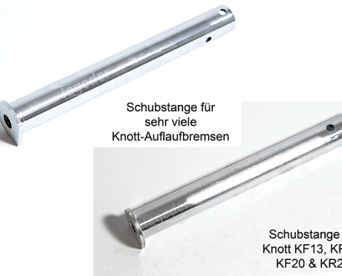 Schubstange für Knott Auflaufbremsen