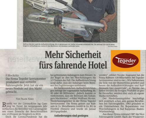 Wohnwagen Wohnwagenreparatur Fahrwerk Sicherheit