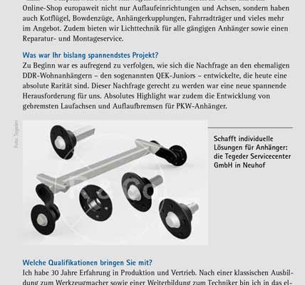 Individuelle Lösungen für Anhänger