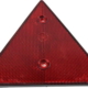Dreieckrückstrahler rot