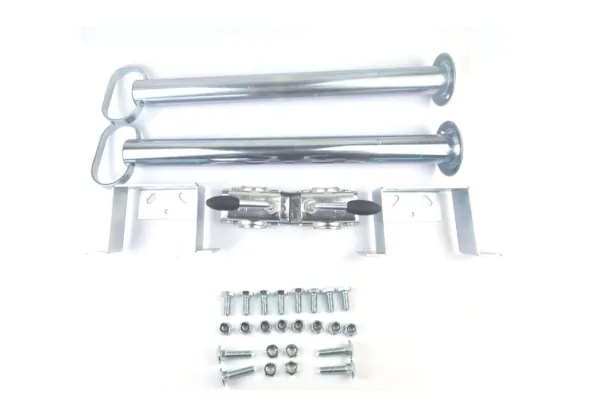 2x Rohrstütze Abstellstütze Ø 48 x 600 mm mit Anbauhalter passend für Stema und Klemmhalter