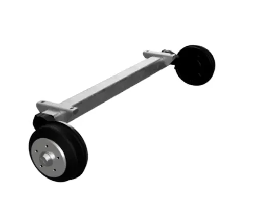 Gummifederachse gebremst 1300Kg a=1300 5x112 passen zu WAP W234RS und Peitz R234/76